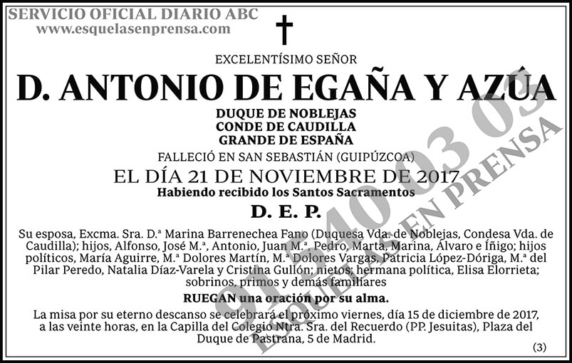 Antonio de Egaña y Azúa